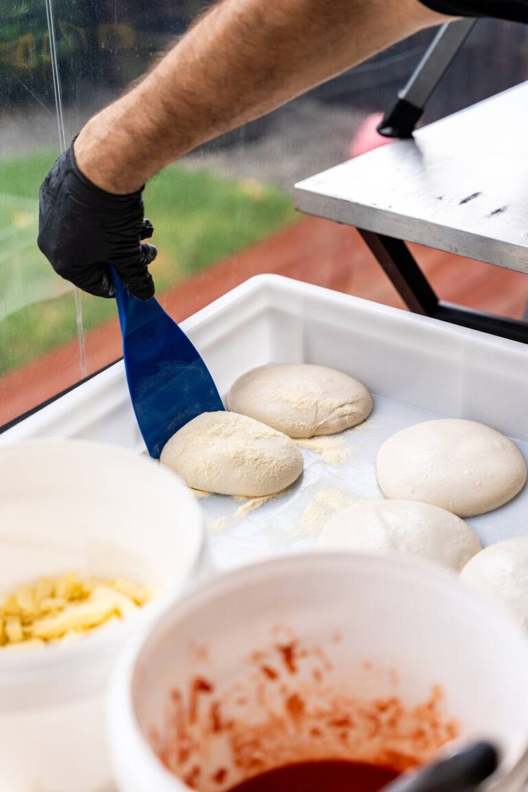 Positano Pizza wood-fired dough catering